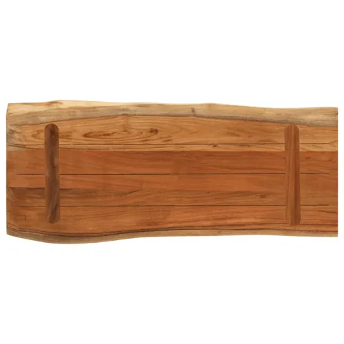 Stolna ploča 80x40x3,8 cm pravokutna bagremovo drvo živi rub - Bagremovo drvo (prirodno) 80 x 40 cm 38 mm Cijena