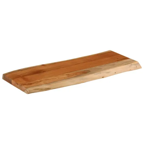 Stolna ploča 100x40x3,8 cm pravokutna od bagrema s živim rubom - Bagremovo drvo (prirodno) 100 x 40 cm 38 mm Cijena