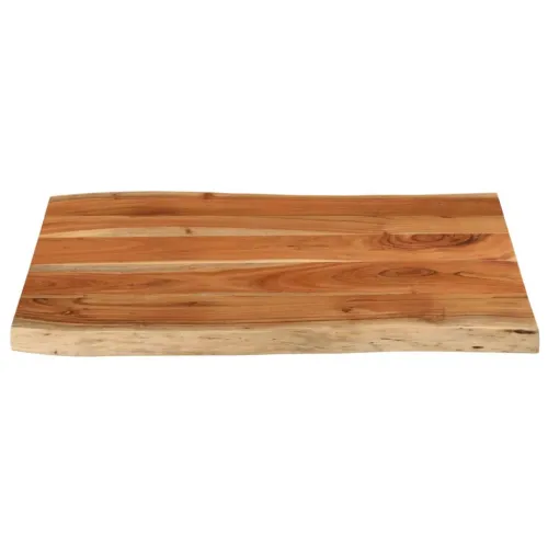 Stolna ploča 70x60x3,8 cm pravokutna bagremovo drvo živi rub - Bagremovo drvo (prirodno) 70 x 60 cm 38 mm Cijena