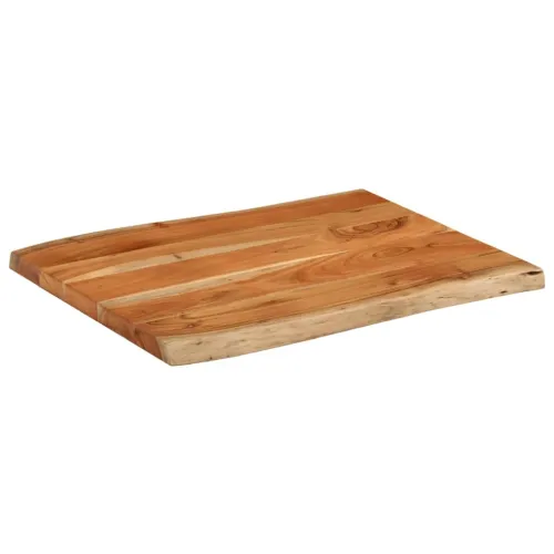Stolna ploča 70x60x3,8 cm pravokutna bagremovo drvo živi rub - Bagremovo drvo (prirodno) 70 x 60 cm 38 mm Cijena