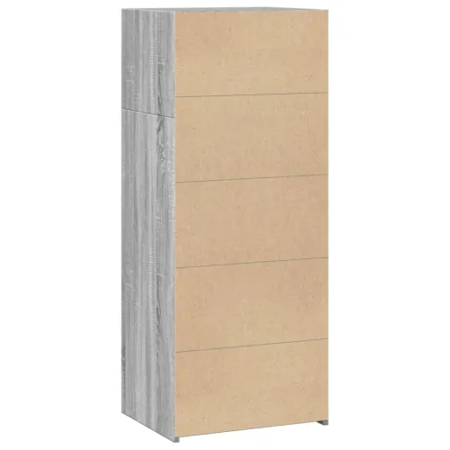 Visoka komoda siva boja hrasta 50x41x124 cm konstruirano drvo - Sivi hrast sonoma 1 Cijena