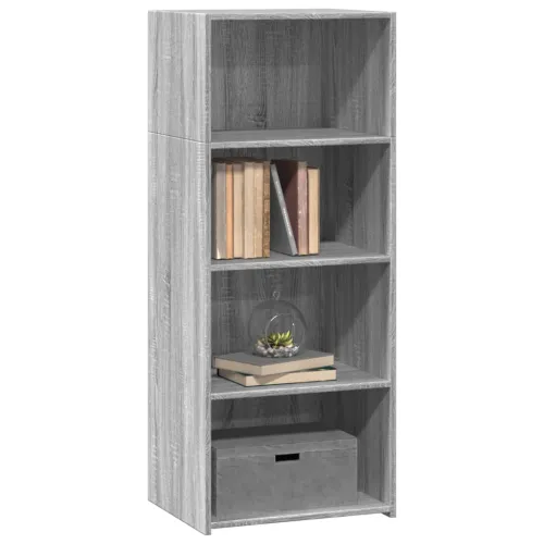 Visoka komoda siva boja hrasta 50x41x124 cm konstruirano drvo - Sivi hrast sonoma 1 Cijena