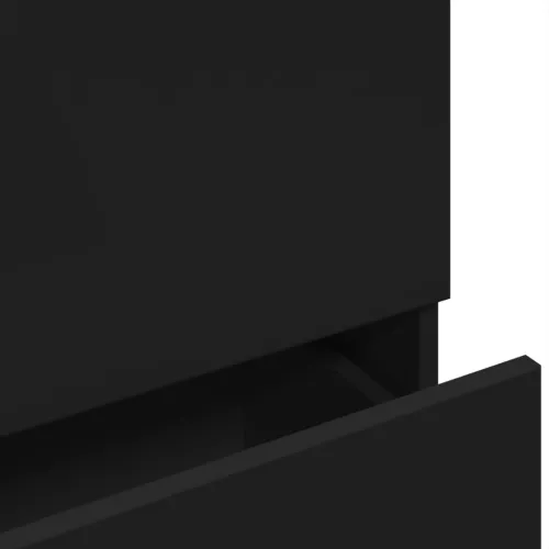 Ormarić za Lavabo - Umivaonik crni 78 x 37 x 59 cm od konstruiranog drva - Crna 78 x 37 x 59 cm Cijena