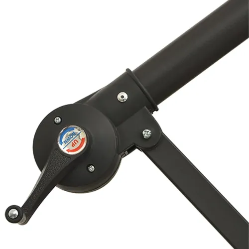 Konzolni vrtni suncobran s čeličnim stupom 350 cm bordo - Bordo crvena Cijena