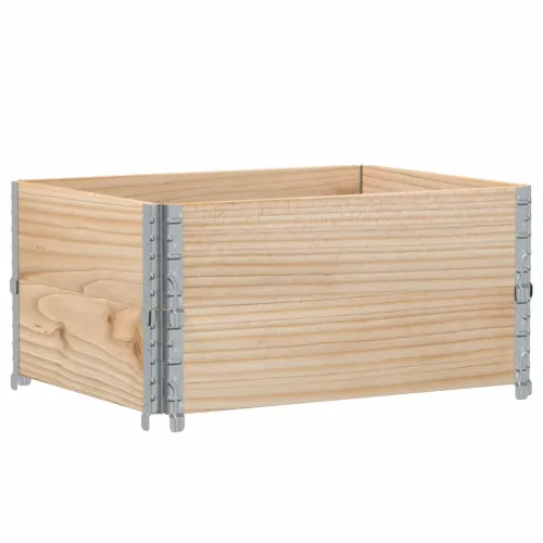 Okviri za palete 2 kom 80 x 60 cm od masivne borovine - Prirodna 80 x 60 cm 2 Cijena