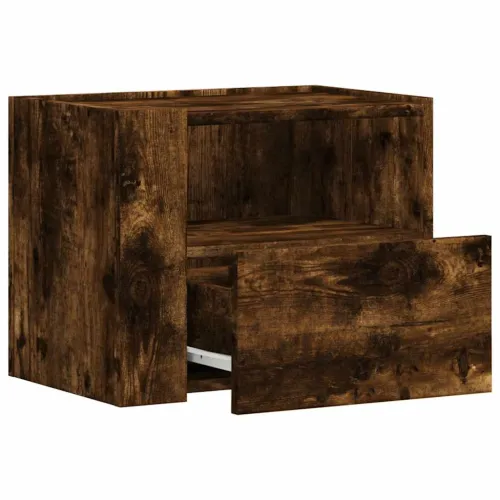 Zidni noćni ormarići 2 kom boja dimljenog hrasta 45x30x35 cm - Dimljeni hrast 2 Cijena