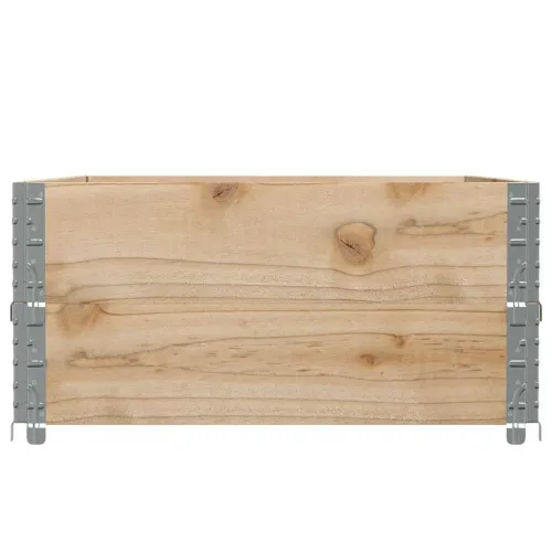 Okviri za palete 2 kom 120 x 80 cm od masivne borovine - Prirodna 120 x 80 cm 2 Cijena