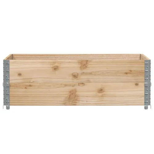 Okviri za palete 2 kom 120 x 80 cm od masivne borovine - Prirodna 120 x 80 cm 2 Cijena