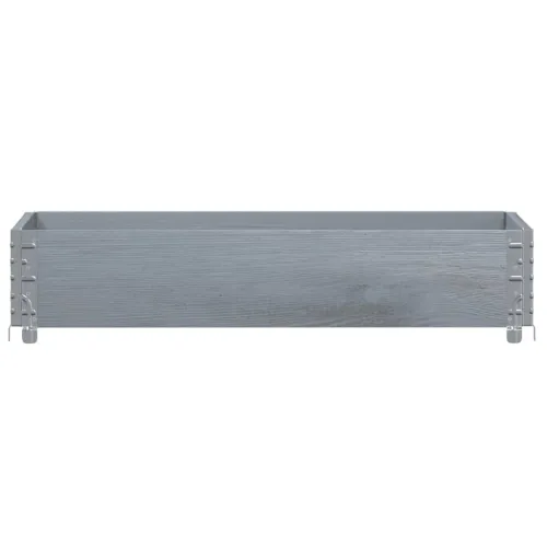 Okviri za palete sivi 100 x 50 cm od masivne borovine - Siva 100 x 50 cm 1 Cijena