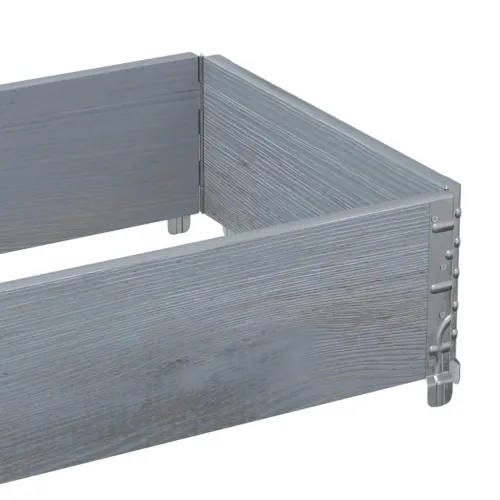 Okviri za palete sivi 100 x 50 cm od masivne borovine - Siva 100 x 50 cm 1 Cijena