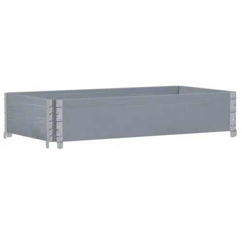 Okviri za palete sivi 100 x 50 cm od masivne borovine - Siva 100 x 50 cm 1 Cijena