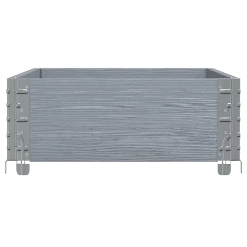 Okviri za palete sivi 100 x 50 cm od masivne borovine - Siva 100 x 50 cm 1 Cijena