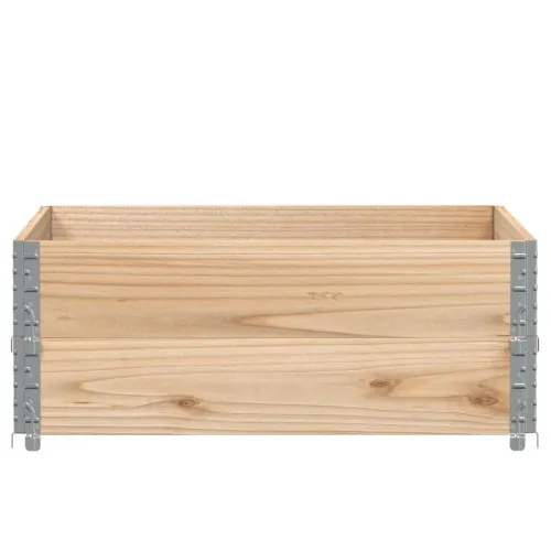 Okviri za palete 2 kom 100x100 cm od masivne borovine - Prirodna 100 x 100 cm 2 Cijena