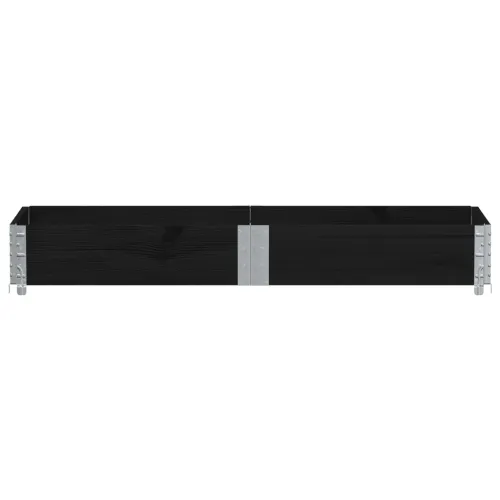Okvir za palete crni 150 x 50 cm od masivne borovine - Crna 150 x 50 cm 1 Cijena