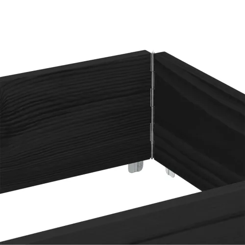Okvir za palete crni 150 x 50 cm od masivne borovine - Crna 150 x 50 cm 1 Cijena