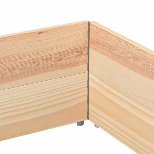 Okviri za palete 2 kom 150x100 cm od masivne borovine - Prirodna 150 x 100 cm 2 Cijena