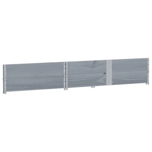 Okviri za palete 2 kom sivi 150x100 cm od masivne borovine - Siva 150 x 100 cm 2 Cijena