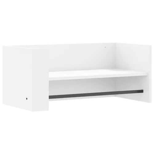 Zidna polica bijela 70,5 x 35 x 30,5 cm od konstruiranog drva - Bijela 70.5 x 35 x 30.5 cm Cijena