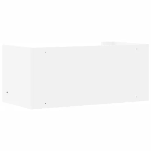 Zidna polica bijela 70,5 x 35 x 30,5 cm od konstruiranog drva - Bijela 70.5 x 35 x 30.5 cm Cijena