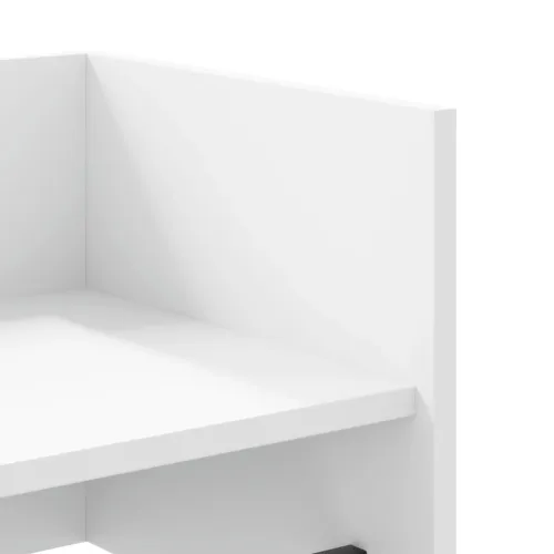 Zidna polica bijela 70,5 x 35 x 30,5 cm od konstruiranog drva - Bijela 70.5 x 35 x 30.5 cm Cijena