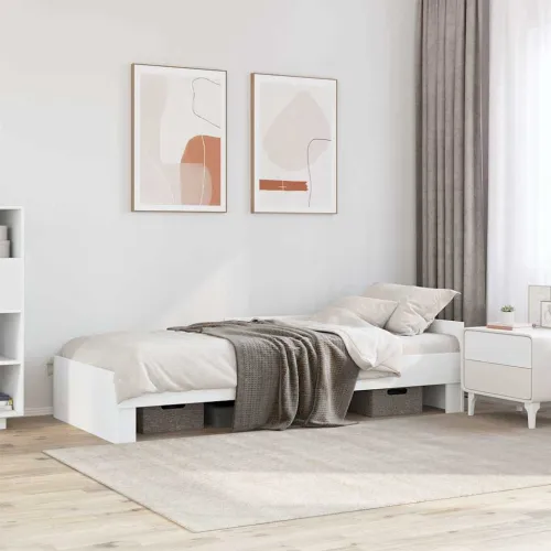 Okvir za krevet bijeli 90x190 cm konstruirano drvo - Bijela 90 x 190 cm Cijena
