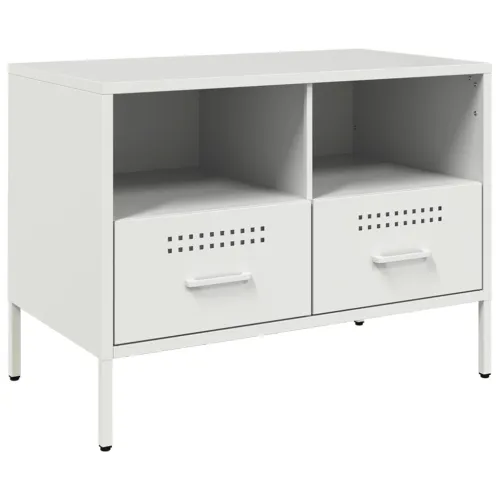 TV ormarić bijeli 68 x 39 x 50,5 cm čelični - Bijela 1 Cijena