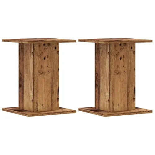 Stalci za zvučnike 2 kom 30 x 30 x 40 cm konstruirano drvo - Staro drvo 30 x 30 x 40 cm Staro drvo 30 x 30 x 40 cm Cijena