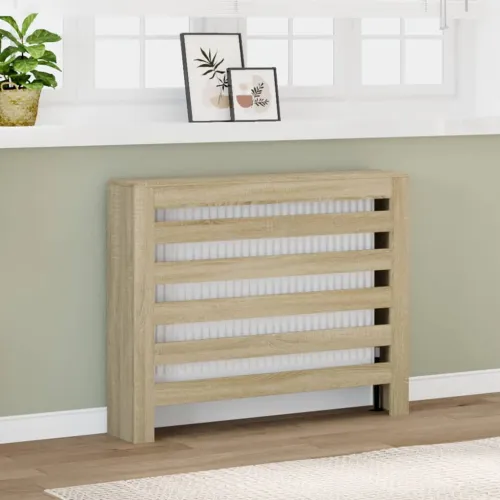 Maska za radijator - Pokrov za radijator hrasta sonome 104x20x82cm konstruirano drvo - sonoma hrast 104 x 20 x 82 cm 1 vodoravne Cijena