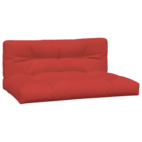 Jastuci za palete 2 kom crveni od tkanine - Crvena 120 x 80 x 12 cm Cijena