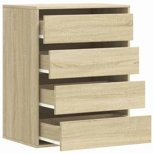 Kutna komoda s ladicama boja hrasta sonome 60x41x76 cm drveni - Sonoma hrast 60 x 41 x 76 cm Cijena