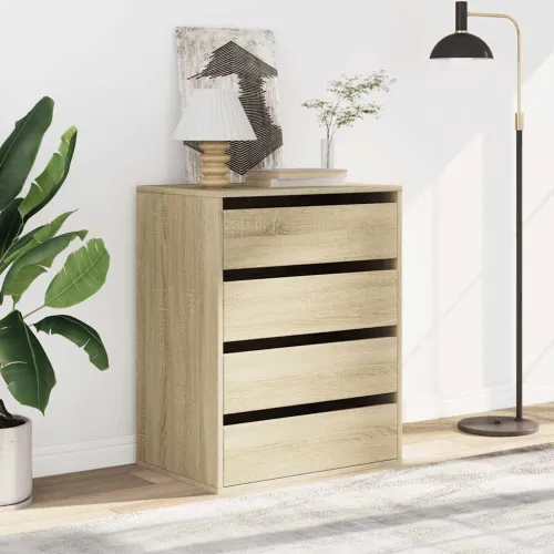 Kutna komoda s ladicama boja hrasta sonome 60x41x76 cm drveni - Sonoma hrast 60 x 41 x 76 cm Cijena