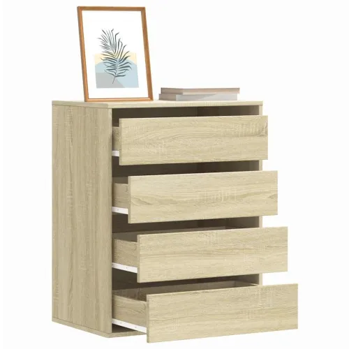 Kutna komoda s ladicama boja hrasta sonome 60x41x76 cm drveni - Sonoma hrast 60 x 41 x 76 cm Cijena