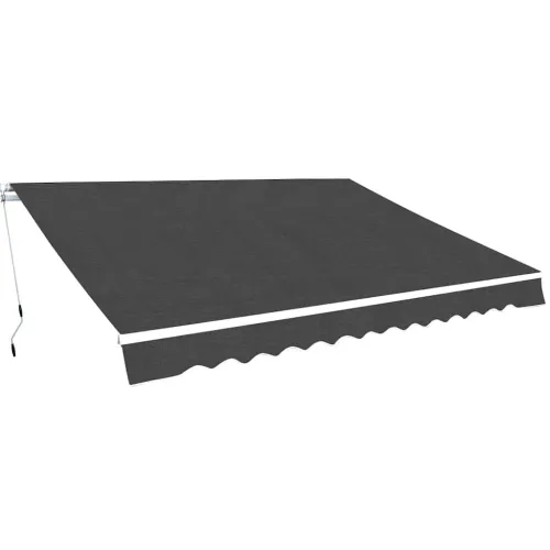 Sklopiva tenda na ručno upravljanje 350 cm antracit - Antracit 350 cm Cijena