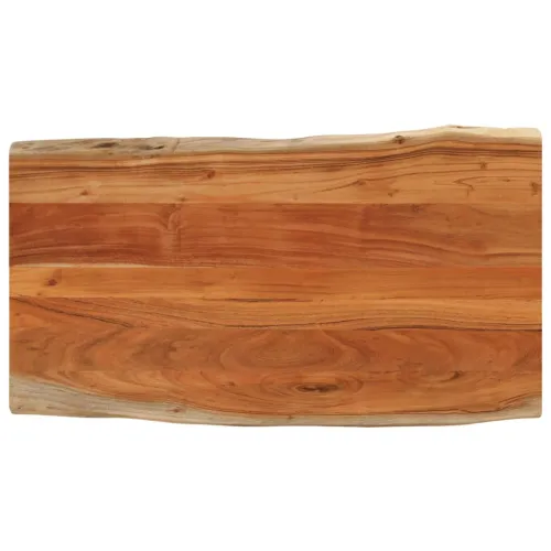 Stolna ploča 110x60x2,5 cm pravokutna bagremovo drvo živi rub - Bagremovo drvo (prirodno) 110 x 60 cm 25 mm Cijena