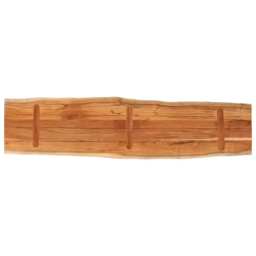 Stolna ploča 160x40x3,8 cm pravokutna bagremovo drvo živi rub - Bagremovo drvo (prirodno) 160 x 40 cm 38 mm Cijena