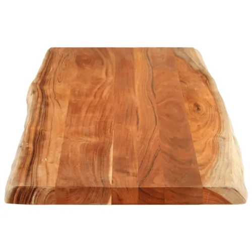 Stolna ploča 140x60x3,8 cm pravokutna bagremovo drvo živi rub - Bagremovo drvo (prirodno) 140 x 60 cm 38 mm Cijena