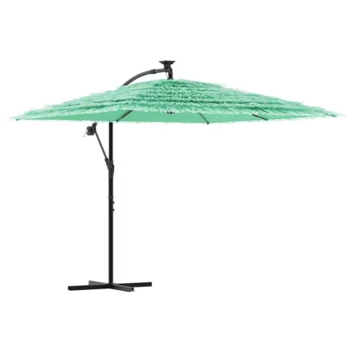 Vrtni suncobran s drvenim stupom zeleni 246x246x230 cm - Zelena 246 x 246 x 230 cm Cijena