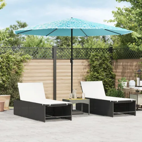 Vrtni suncobran s čeličnom šipkom plavi 324x324x247 cm - Plava 324 x 324 x 247 cm 1 Cijena