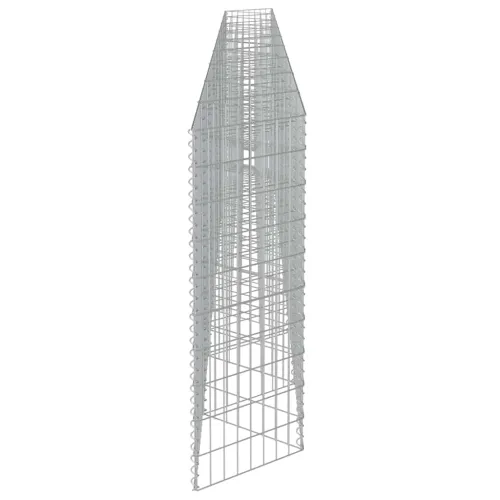 Gabionski zid od pocinčanog čelika 630 x 30 x 100 cm - 630 x 30 x 100 cm Cijena