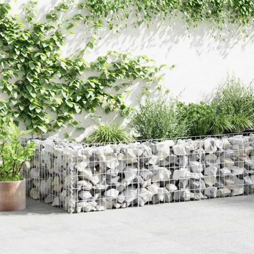 Gabionski zid od pocinčanog čelika 630 x 30 x 50 cm - 630 x 30 x 50 cm Cijena