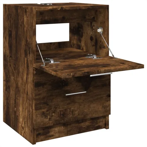 Ormarić za Lavabo - Umivaonik boja dimljenog hrasta 40x37x59 cm drveni - Dimljeni hrast 40 x 37 x 59 cm Cijena