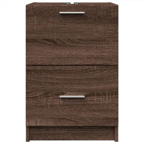 Ormarić za Lavabo - Umivaonik smeđa boja hrasta 40 x 37 x 59 cm drveni - Smeđi hrast 40 x 37 x 59 cm Cijena