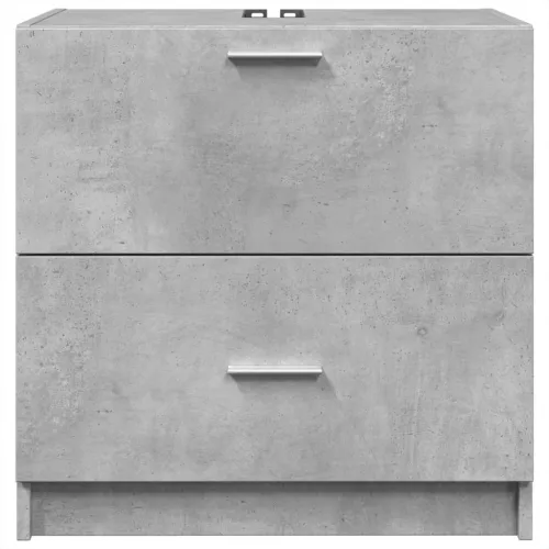 Ormarić za Lavabo - Umivaonik boja betona 59x37x59 cm konstruirano drvo - Beton siva 59 x 37 x 59 cm Cijena