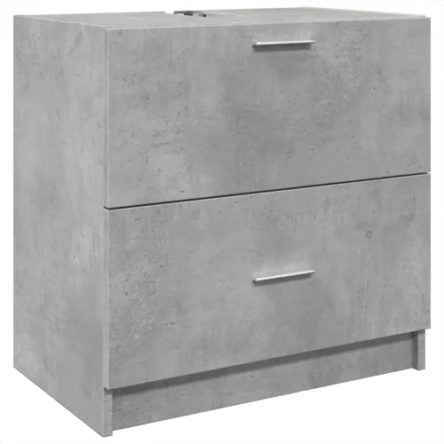 Ormarić za Lavabo - Umivaonik boja betona 59x37x59 cm konstruirano drvo - Beton siva 59 x 37 x 59 cm Cijena