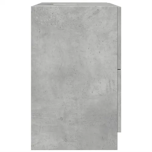 Ormarić za Lavabo - Umivaonik boja betona 59x37x59 cm konstruirano drvo - Beton siva 59 x 37 x 59 cm Cijena