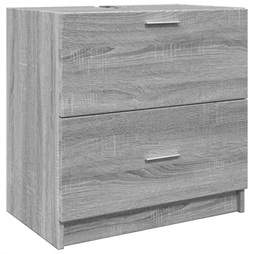 Ormarić za Lavabo - Umivaonik boja hrasta sonome 59 x 37 x 59 cm drveni - Sivi hrast sonoma 59 x 37 x 59 cm Cijena