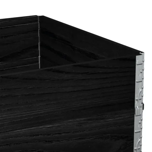 Okviri za palete 2 kom crni 120 x 80 cm od masivne borovine - Crna 120 x 80 cm 2 Cijena