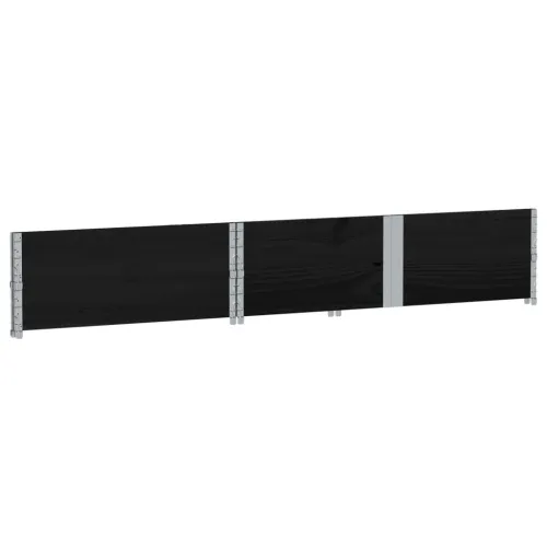 Okviri za palete 2 kom crni 150x100 cm od masivne borovine - Crna 150 x 100 cm 2 Cijena