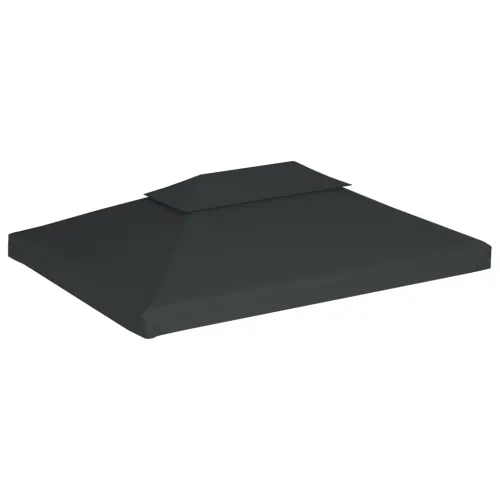 Zamjenski krov za sjenicu - Pokrov za sjenicu s 2 razine 310 g/m² 4 x 3 m antracit - 1 Antracit Cijena