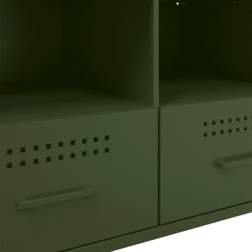 TV ormarići 2 kom maslinastozeleni 68 x 39 x 50,5 cm čelični - Zelena 2 Zelena 2 Cijena